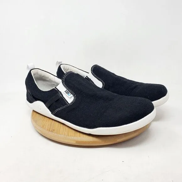 Xero Shoes Mens 10 Aptos Barefoot Minimalist Walking Slip On Hemp Canvas Loafer