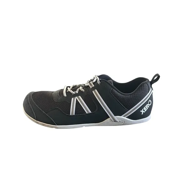 Xero Shoes Men’s Prio Black Minimalist Barefoot Running Training Shoes Size 14