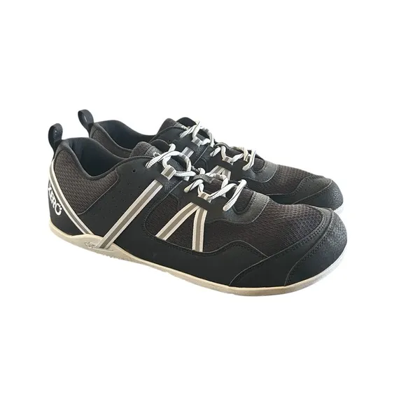 Xero Shoes Men’s Prio Black Minimalist Barefoot Running Training Shoes Size 14