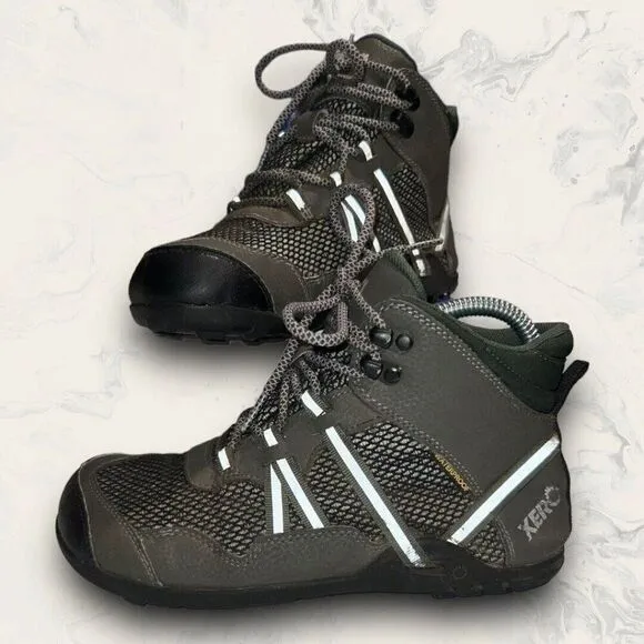 Xero Xcursion Zero Drop Gray Waterproof Outdoor Hiking Boots Womens Size 6.5
