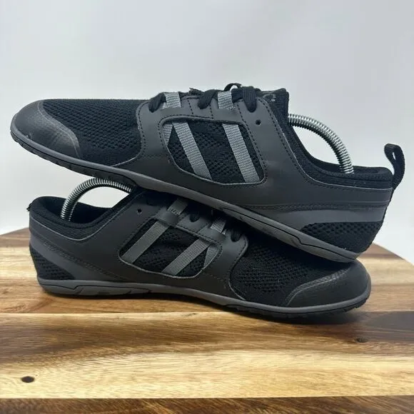 Xero Zelen Barefoot Shoes Men’s 10 Gray Black Minimalist Running Sneakers