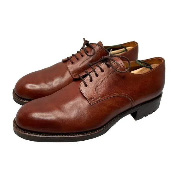 YANKO by Pepe Albaladejo Cosido Goodyear Leather Derby Dress Shoes Men's 7.5D