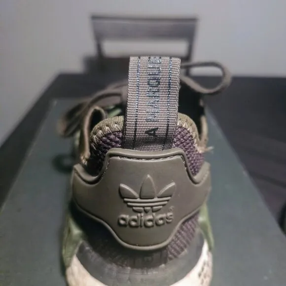 Youth Size 6 Adidas NMD R1 Night Cargo Athletic Sneakers