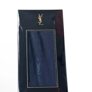 Yves Saint Laurent Mens Dress Socks - Blue - New in Sealed Box