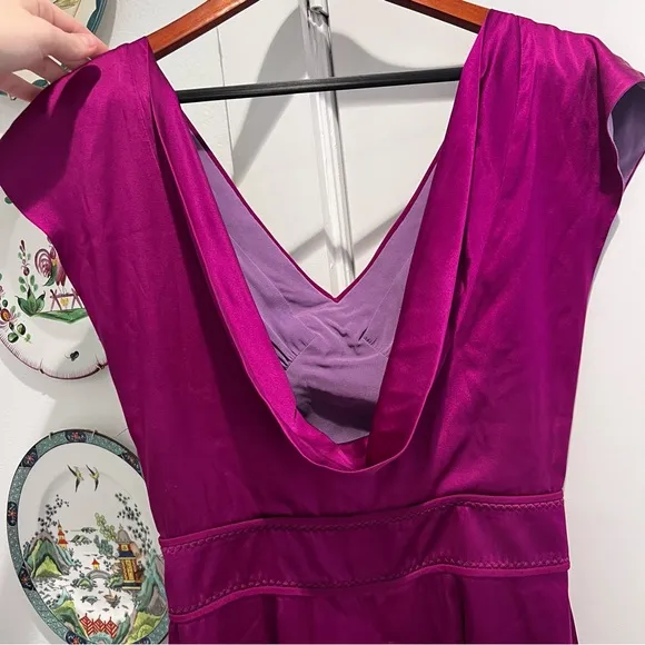 Zac Posen Silk Cocktail Dress Cove Dress