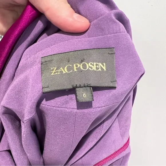 Zac Posen Silk Cocktail Dress Cove Dress