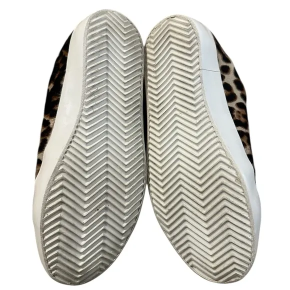 Zadig &amp; Voltaire Brown and Black Sneaker Leopard Half Calf Leather Women Size 36