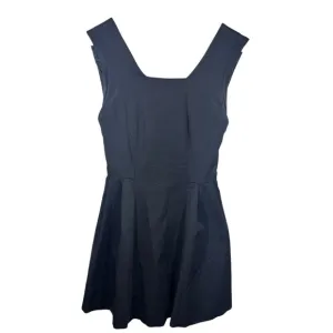 ZARA Minimalist Black Sleeveless Cocktail Party Quiet Luxury Dress Size Small