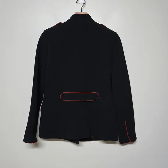 Zara Trafaluc Outerwear Military Inspired Black Jacket Womens Size M NWT