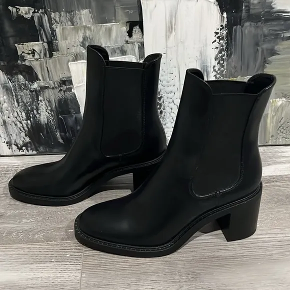 Zara Wide Heeled Boots