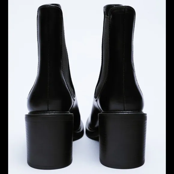 Zara Wide Heeled Boots