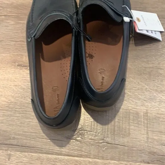 Zara navy blue shoes