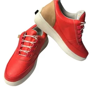 Zerotie Backswing Moctoes Classic Orangish Red  Cayenne Golf Shoe Womens Sz 6.5